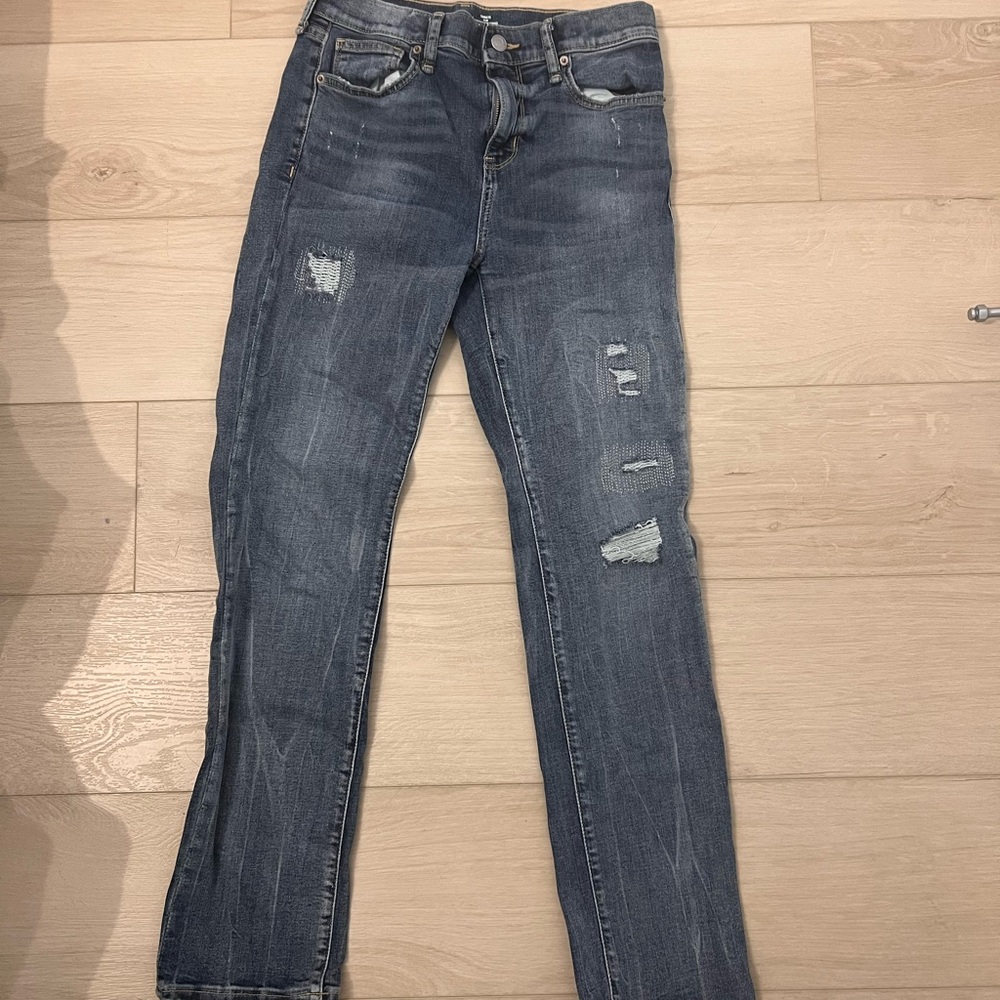 Old Navy Karate Slim Distressed Jeans | 14 Boys